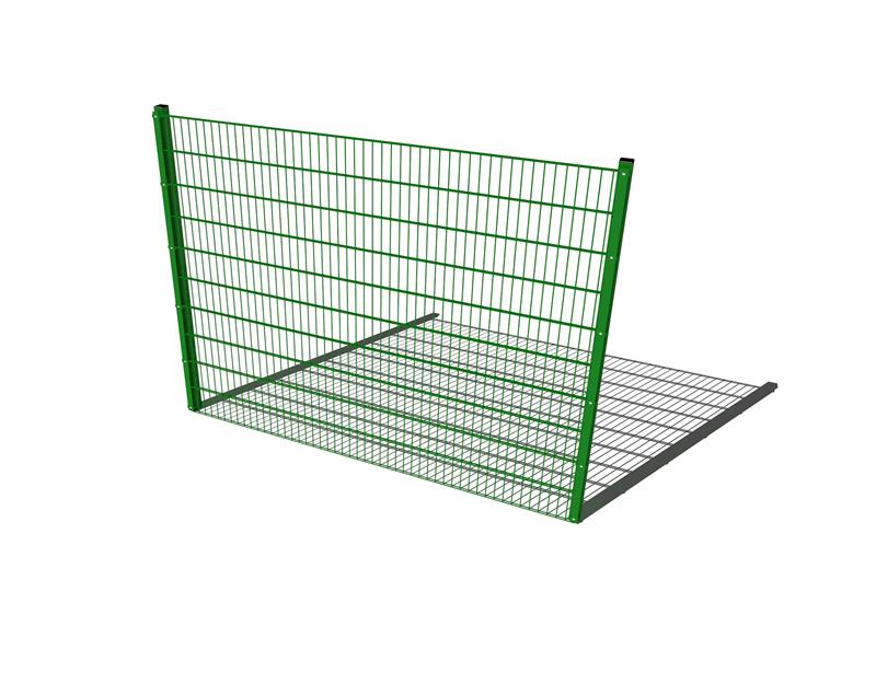 Technical render of a Sport Fencing 2M High